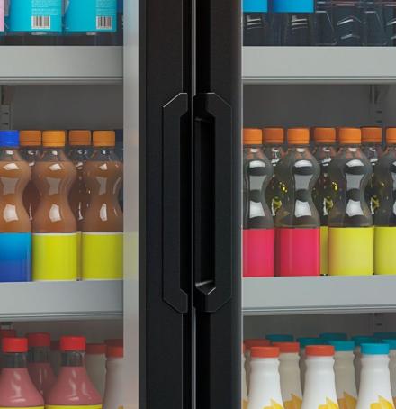 REFRIGERADOR VERTICAL AUTO SERVIÇO - GEAS-3PPR PRETO 220V GELOPAR