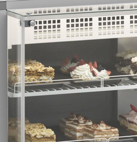 GPEA 140R - VITRINE REFRIGERADA CONFEITARIA DUPLA AÇÃO 1,40M - GELOPAR