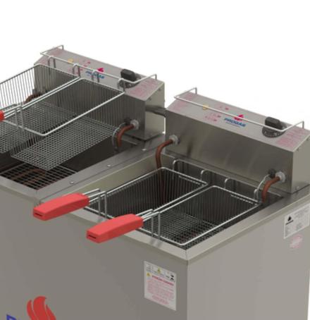 FRITADOR ÁGUA E ÓLEO PROGÁS PR-200E STYLE FRITADOR FRY FRITTER 220V 36L INOX 4 CESTOS P39421