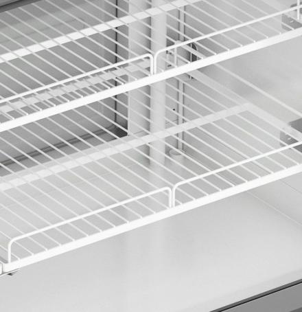 GPEA 140R - VITRINE REFRIGERADA CONFEITARIA DUPLA AÇÃO 1,40M - GELOPAR