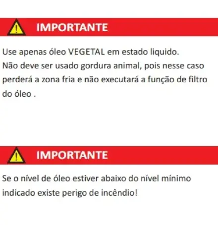 FRITADEIRA ELÉTRICA ZONA FRIA DE ÓLEO 15 LITROS FOE 15 P METALCUBAS