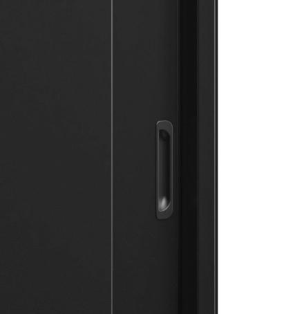 VITRINE SECA/NEUTRA PREMIUM 2,00M LINHA CONVENIÊNCIA GOURMET MGEN-200 PR PRETA GELOPAR