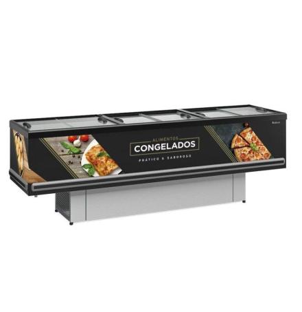 ILHA PARA CONGELADOS DUPLA AÇÃO 819 LITROS GELOPAR STANDART GESV-290 R PR - 220V