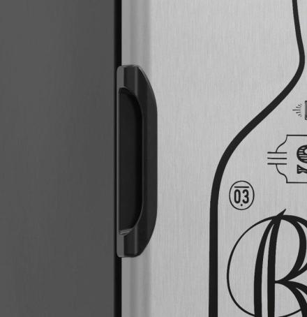 CERVEJEIRA PORTA ADESIVADA 228L GELOPAR GCB-23E GW TI