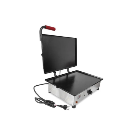 SANDUICHEIRA CHAPA LANCHES GRILL COM PRENSA ELÉTRICA PR-500E PROGAS